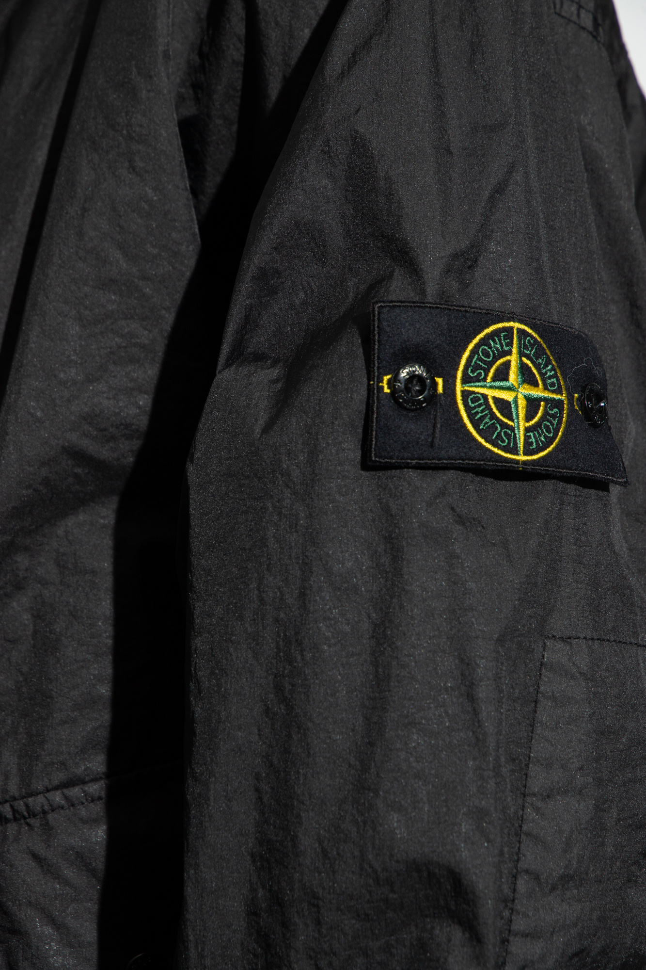 Black Hooded parka Stone Island - Vitkac GB